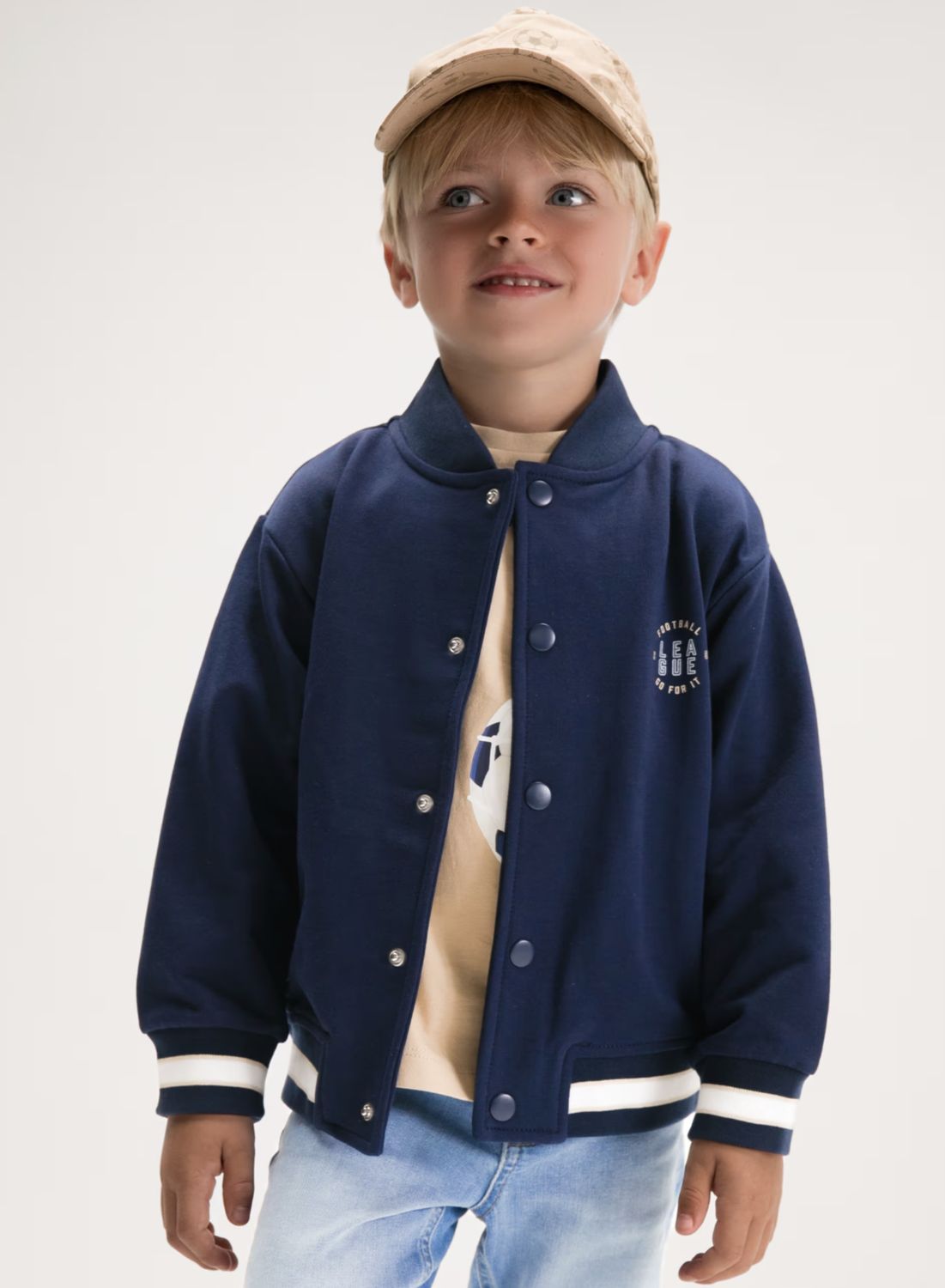 Boy's Bomber Jacket 3440 - Navy