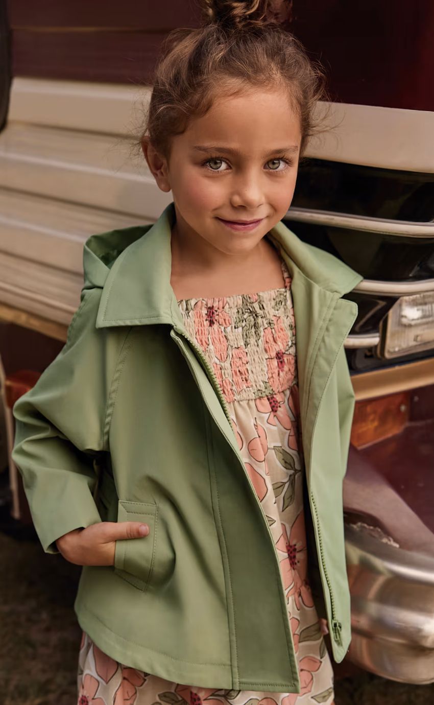 Girl's Windbreaker 3458 - Moss