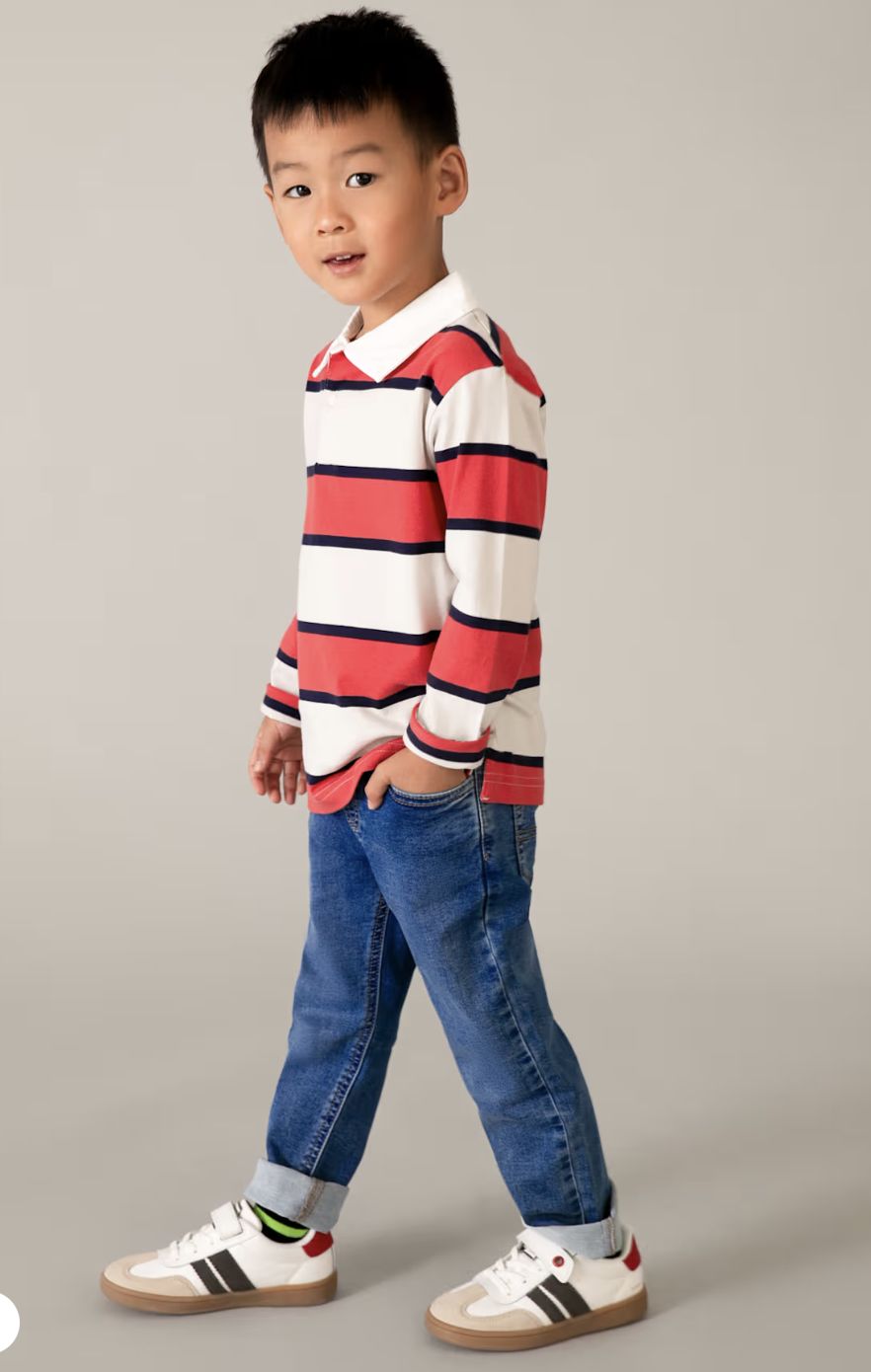Boy's Denim Jogger Pants 3579 - Medium