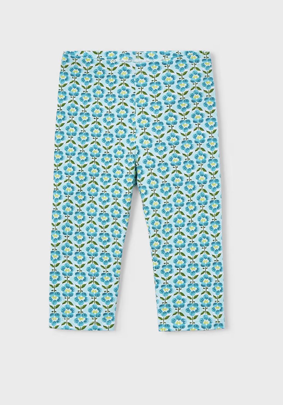 Girl's Printed Leggings 3722 - Ocean