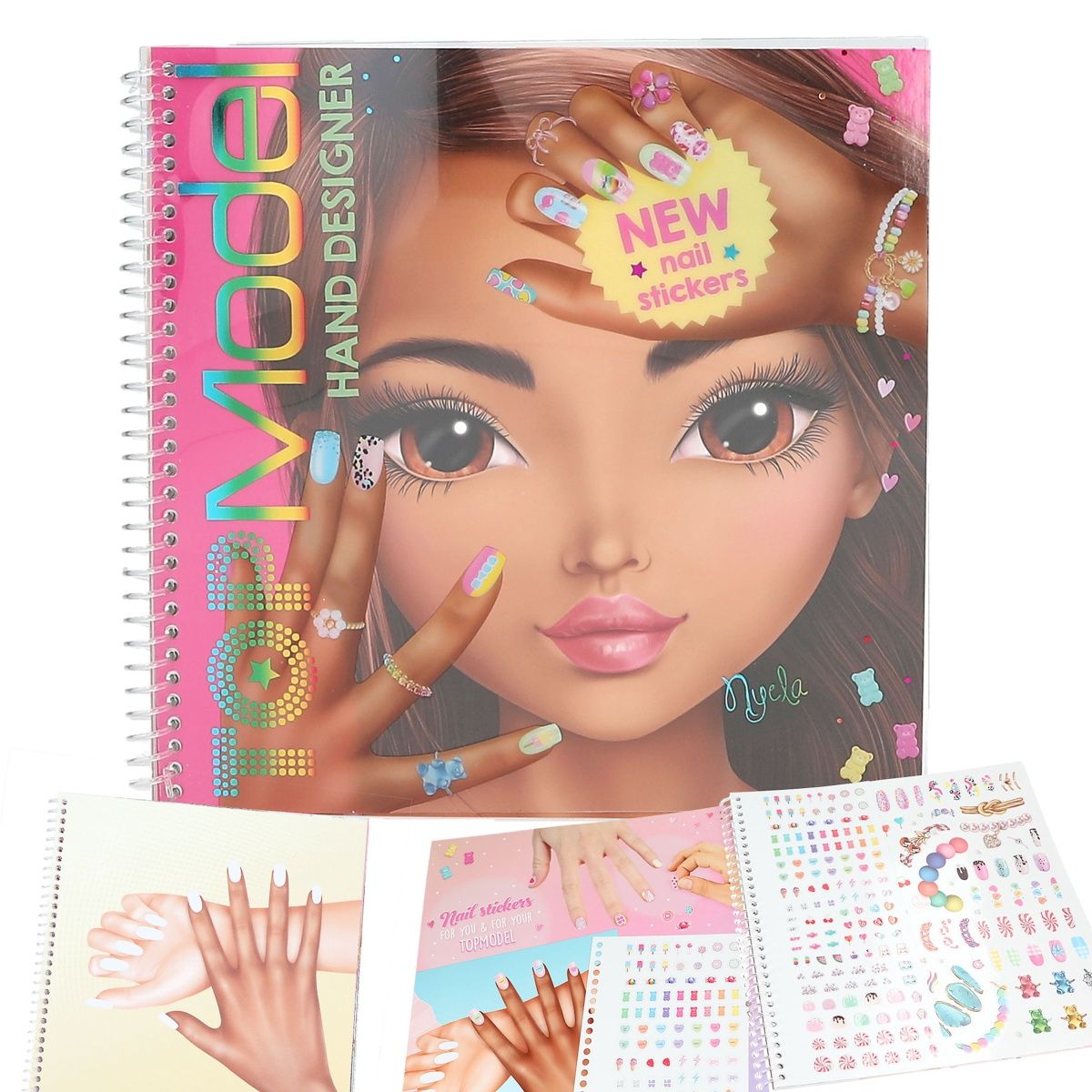 TOPModel Create Your Hand Design Colouring Book