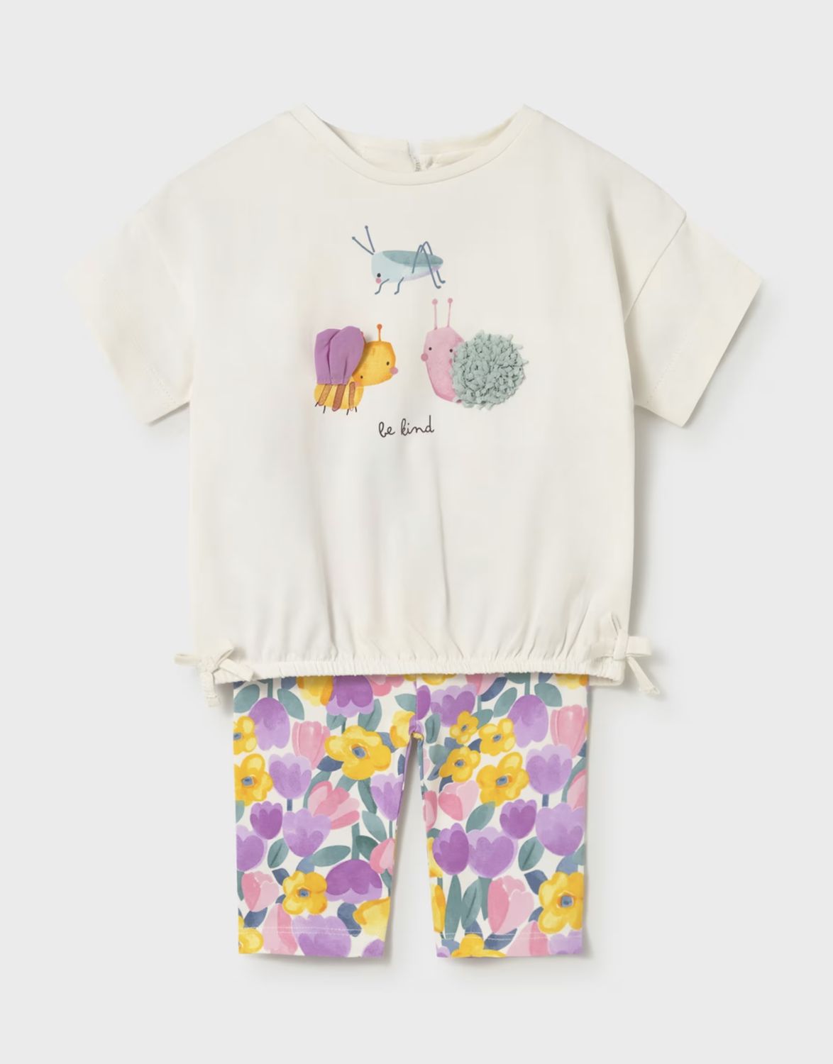 Baby Girl's Top &amp; Leggings Set 1753 - Lilac