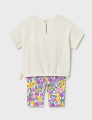 Baby Girl's Top &amp; Leggings Set 1753 - Lilac