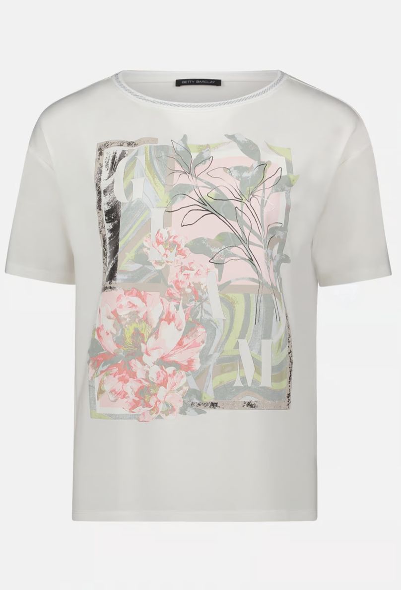Patch Cream Floral Top - 2777/1818
