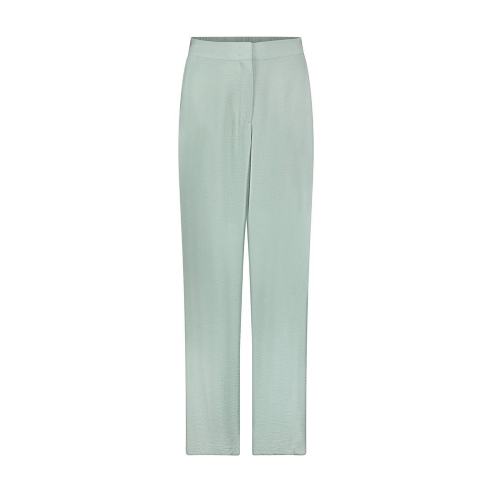Chinois Green Satin Trousers -  6164/1836