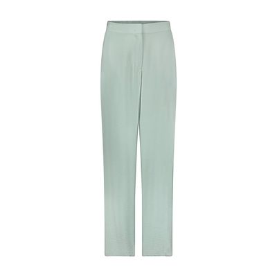 Chinois Green Satin Trousers -  6164/1836