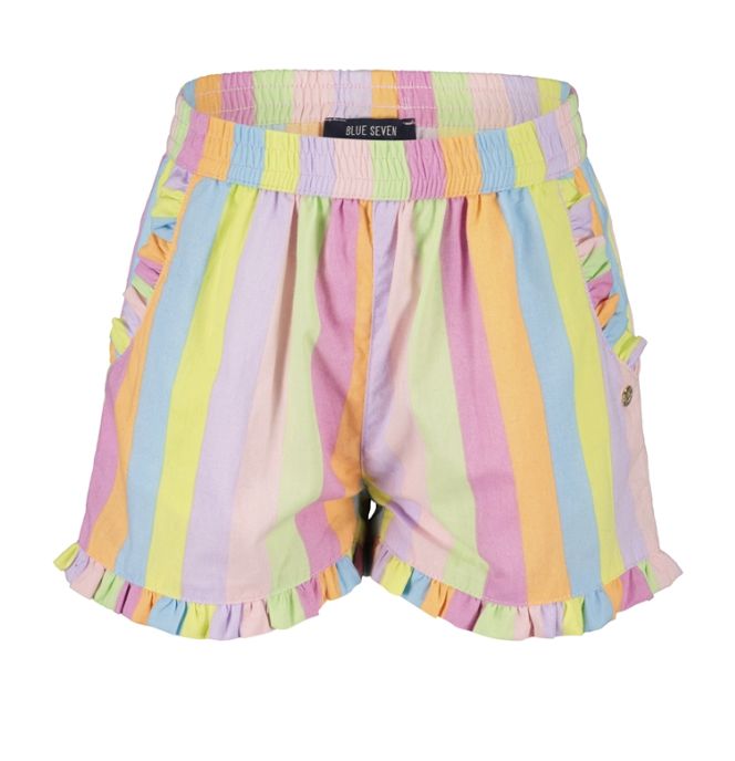 Girl's Rainbow Stripe Shorts 737065-4131