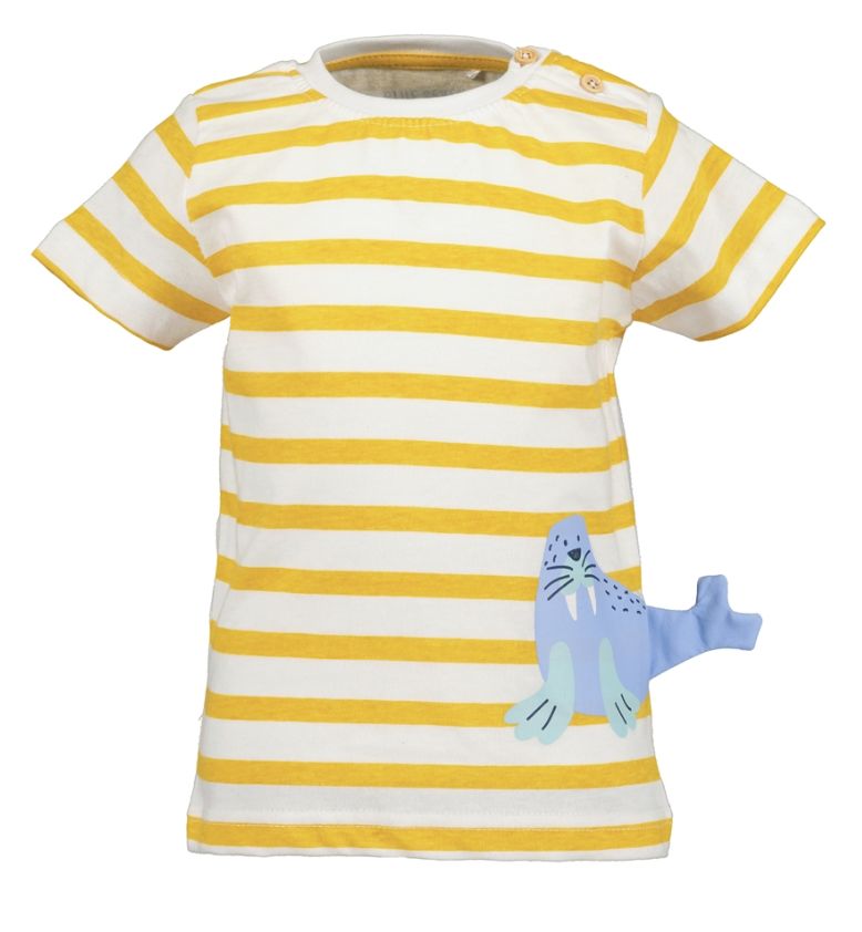 Baby Boy's White Striped Seal T-Shirt 928180-0001