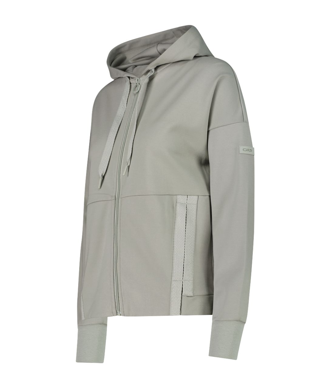 Women’s Hybrid Stretch Jacket with Hood 36D6506 - Pistacchio, Size: XS