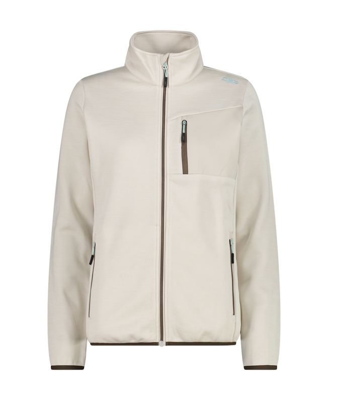 Women's Fleece Jacket 36H5616 - Vaniglia Mel.