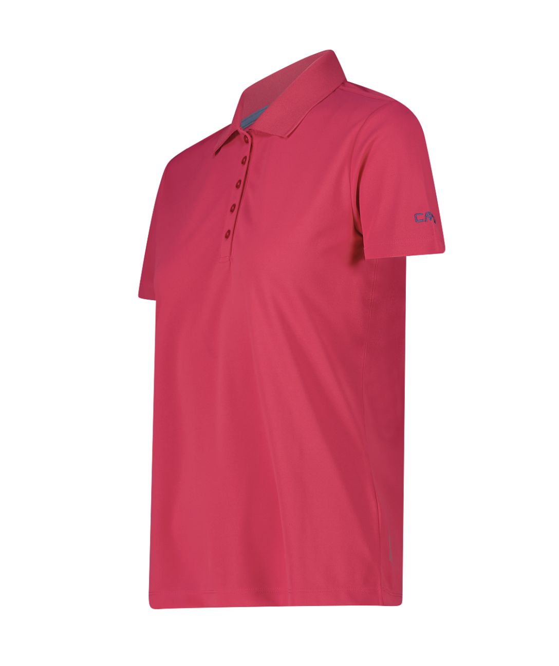 Women's Piquet Polo Shirt 3T59676 - Magenta, Size: XS