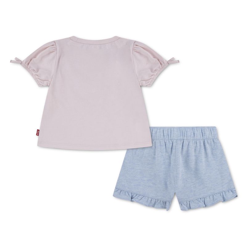 Baby Lace Heart and Shorts 2 Piece Set 1EP494-AKR