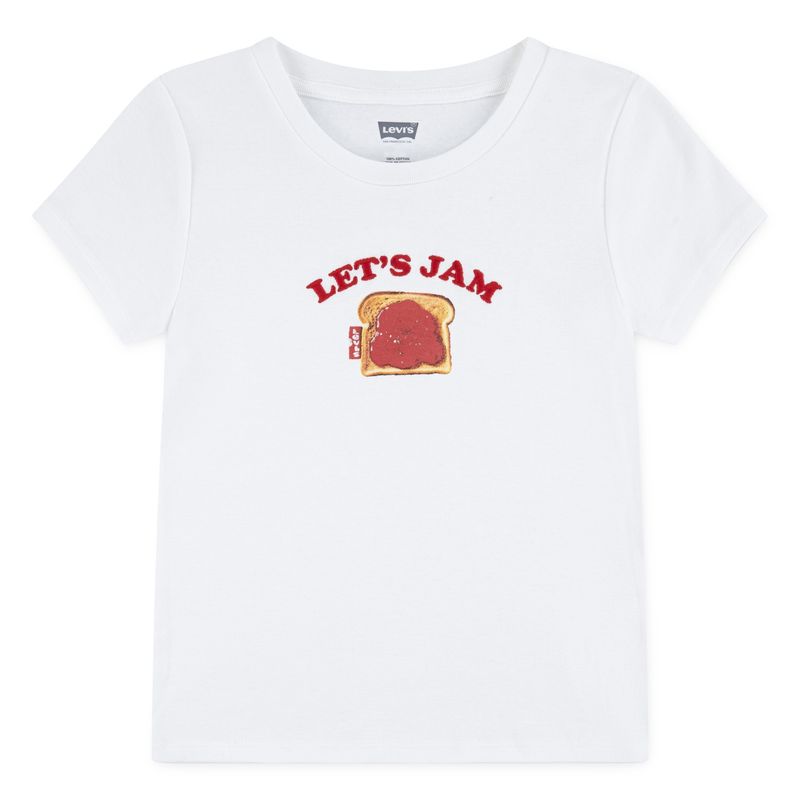 Kids Ribbed Jam Tee 3EP780-W1T