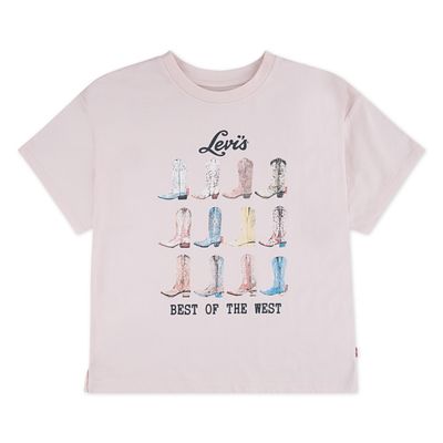 Kids Boots Oversized Tee 3EP785-AKR