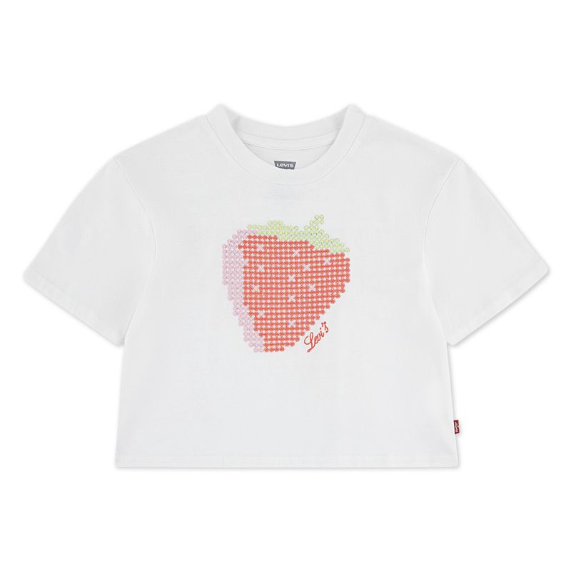 Kids Strawberry Flared Top 3EP666-W1T