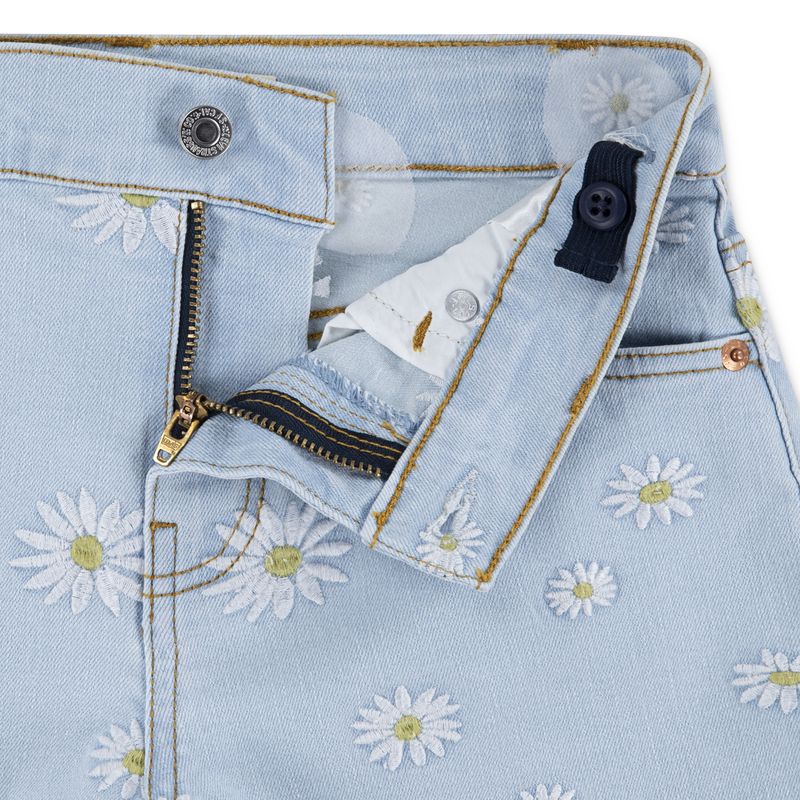 Teenager Daisy Denim A-line Shorts 4EP480-L9U