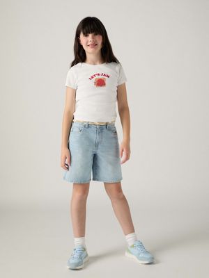 Teenager Ribbed Jam Tee 4EP780-W1T