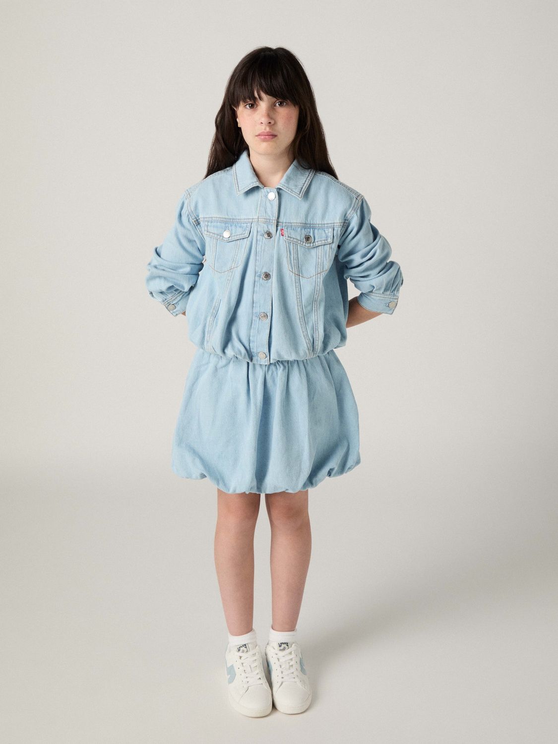 Teenager Denim Bubble Skirt 4EP747-LD9