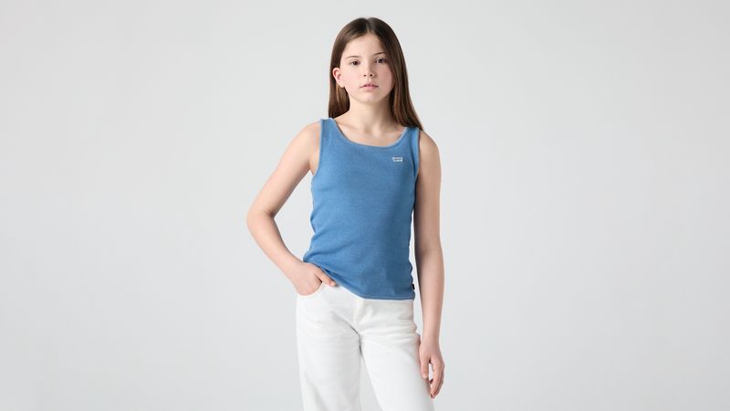 Teenager Ribbed Tank Top 4EP893-UKH
