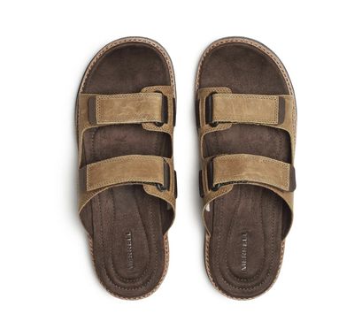 Men's Cove Leather Slide - Grizzly