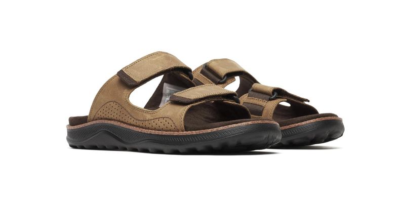 Men's Cove Leather Slide - Grizzly