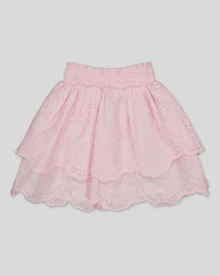 Dzifa Pink Broderie Anglaise Skirt