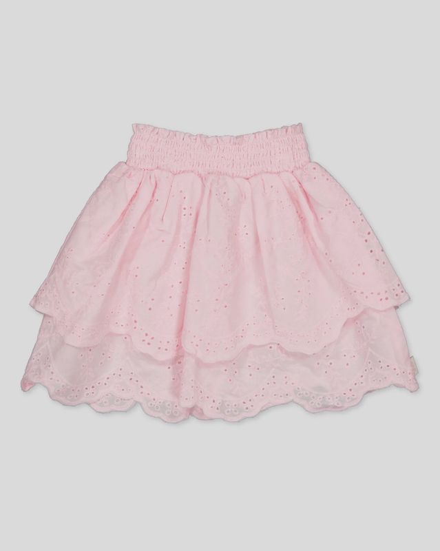Dzifa Pink Broderie Anglaise Skirt