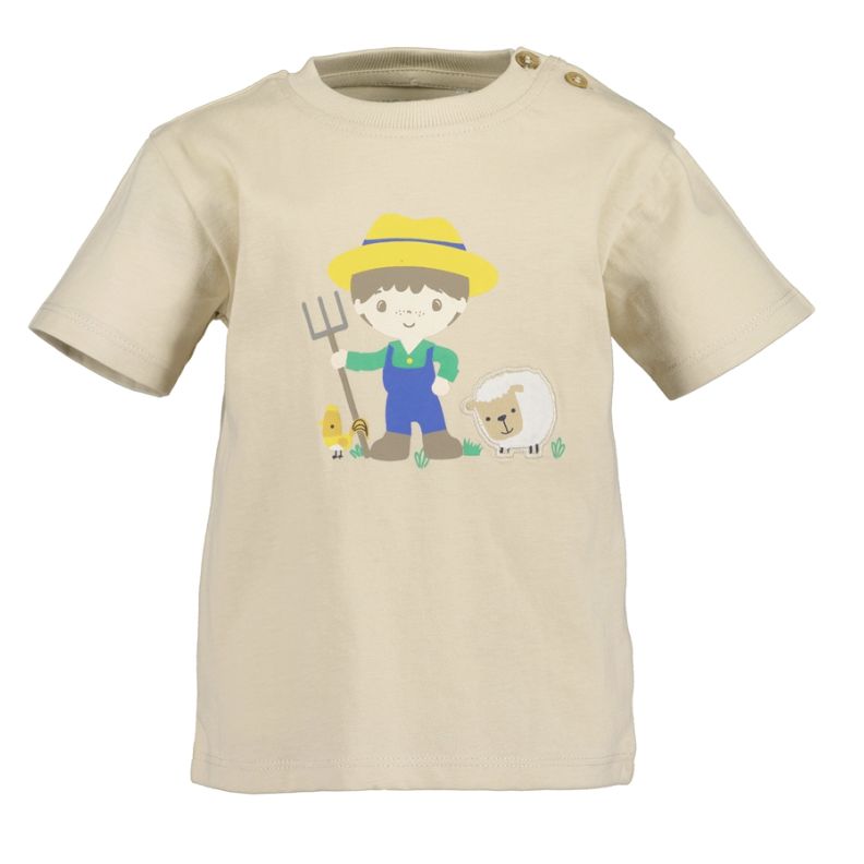Baby Boy's Oatmeal Farmer T-Shirt 928189-0490
