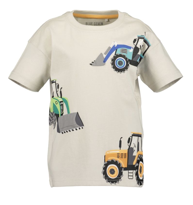 Boy's Grey Tractor with Front Loader T-Shirt 802421-6650