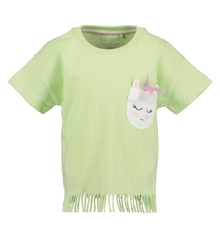 Girl's Mint Unicorn Pocket Top 702387-7020