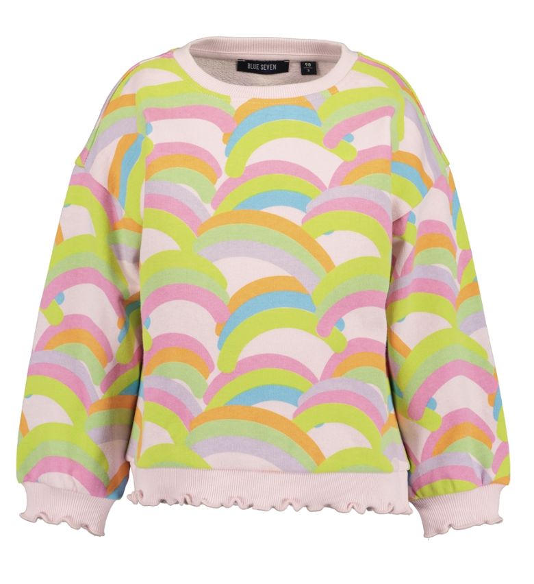 Girl's Multi Rainbows Sweatshirt 717630-4020