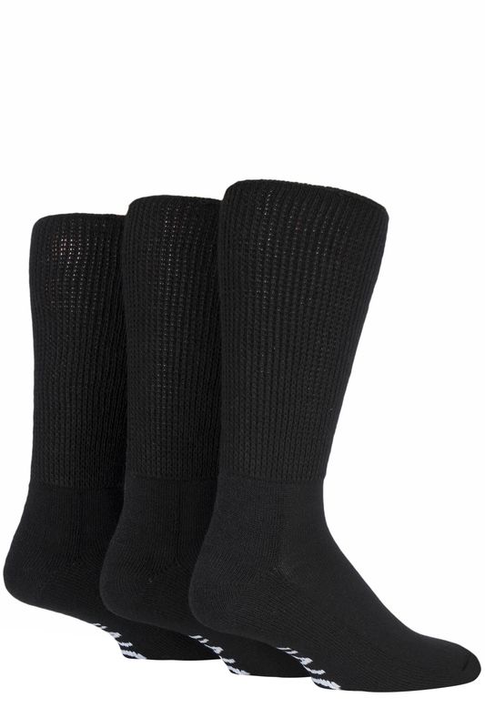 Mens Cushion Foot Diabetic Socks 3 Pack IOMDS