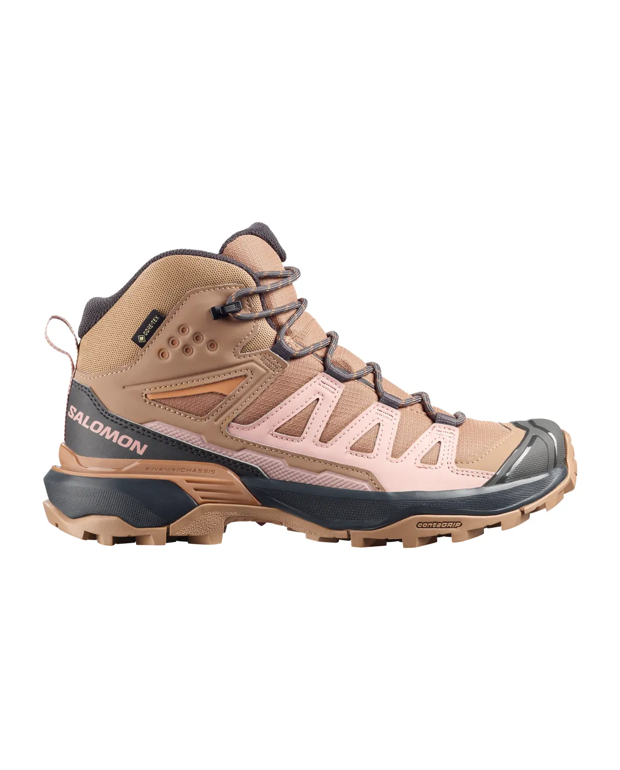 X Ultra 360 Mid GTX Womens - Burro/Shadow Gray, Size: 5, Style: L49101400