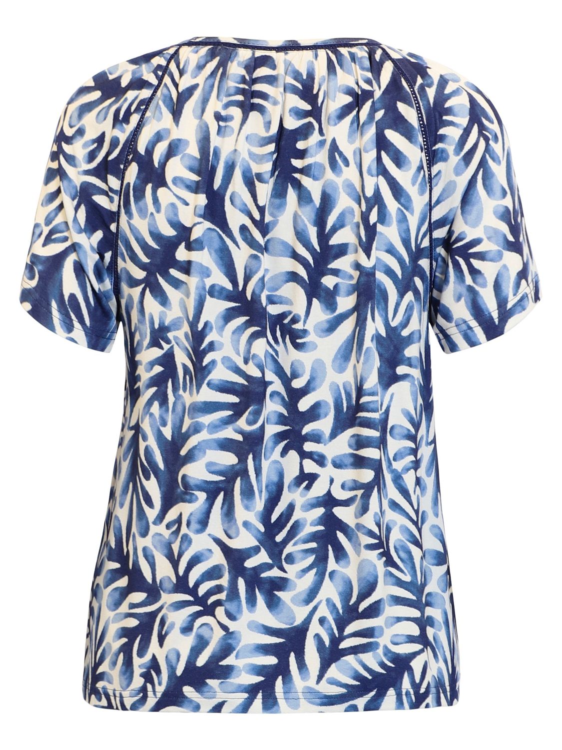 Deep Cobalt Patterned Top 220360