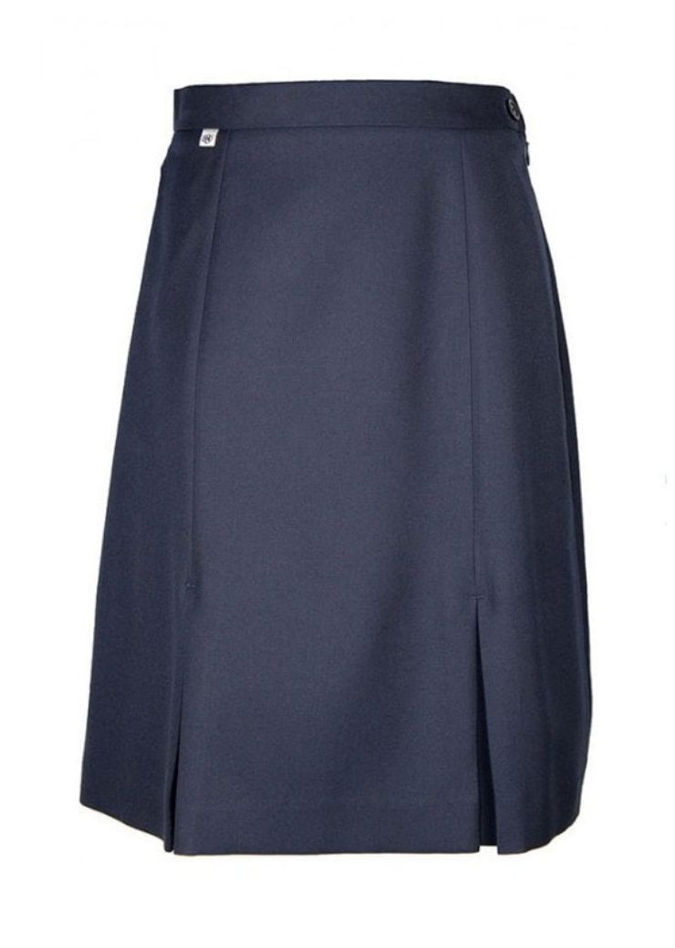 Junior Two Pleat Skirt JGKS - Navy