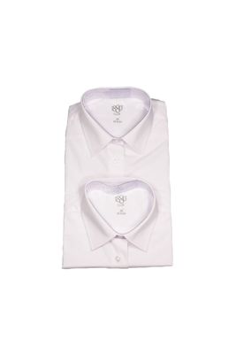 Senior Boys Cadiz Short Sleeve Shirt Twin Pack - White
