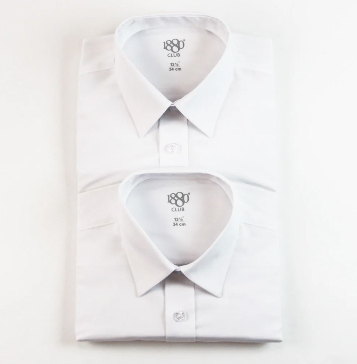 Junior Boys Toulon Long Sleeve Shirt Twin Pack - White