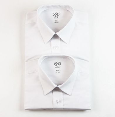 Junior Boys Toulon Long Sleeve Shirt Twin Pack - White