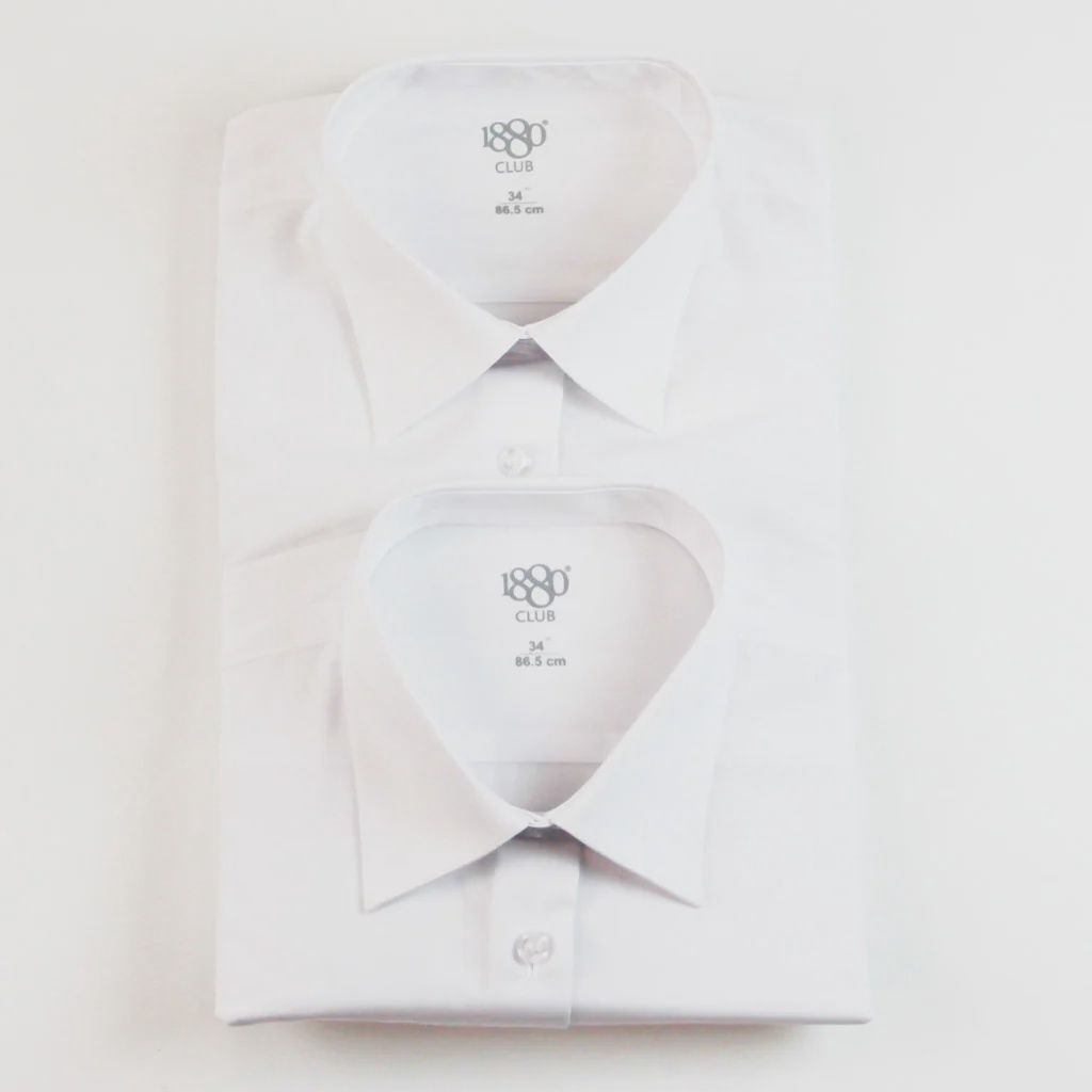 Junior Girls Florence Long Sleeve Blouse Twin Pack - White