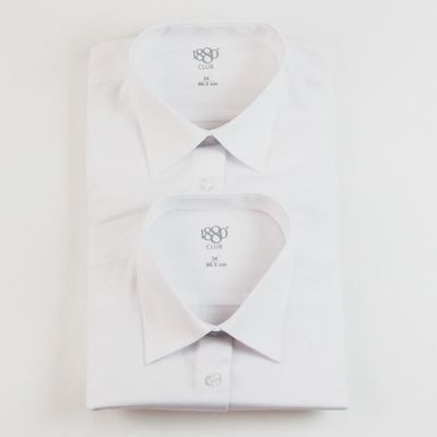 Junior Girls Florence Long Sleeve Blouse Twin Pack - White