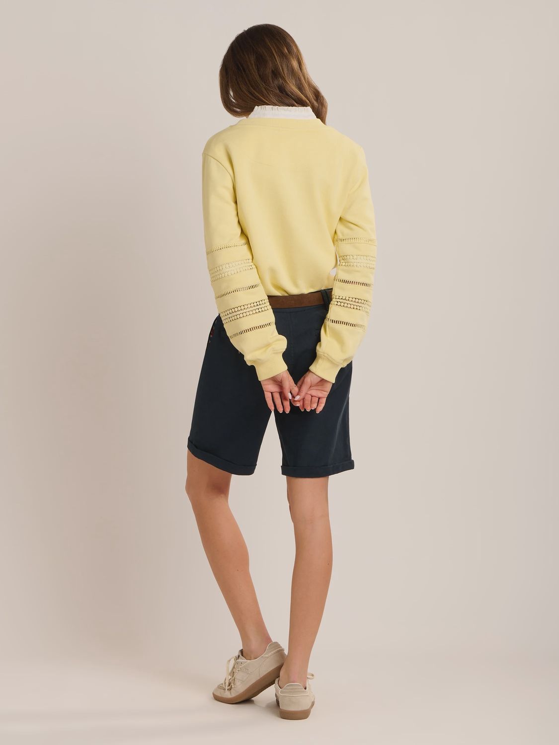Char Crew Neck Sweatshirt Yellow