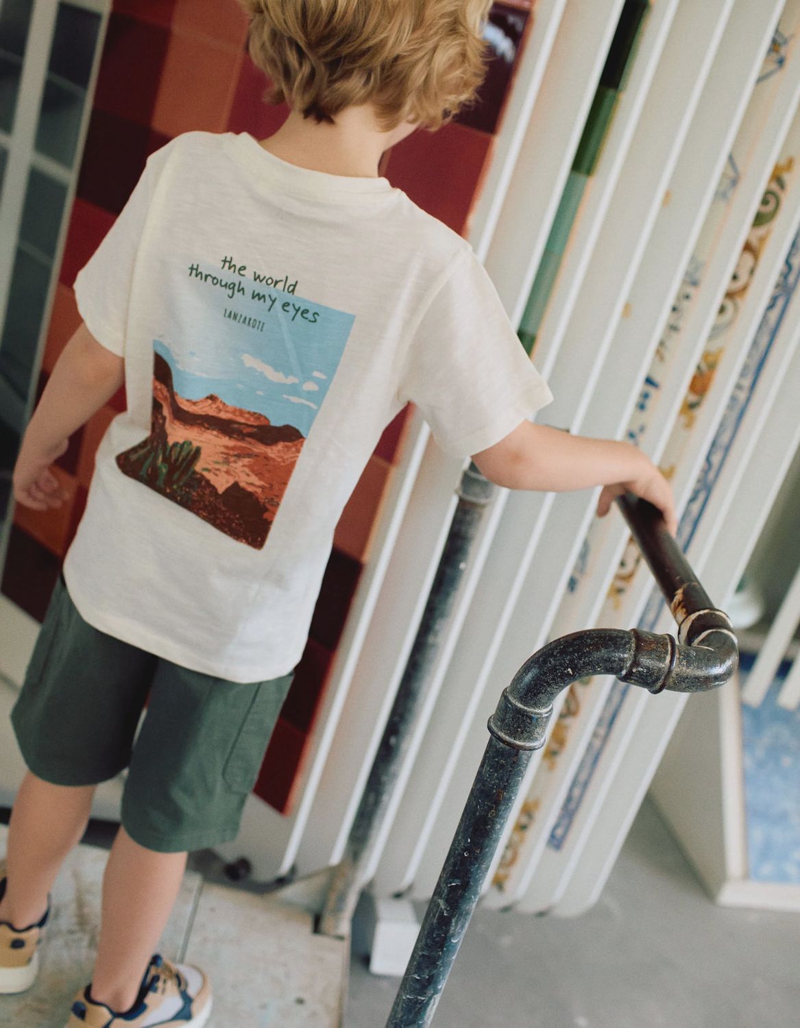 Boy's Lanzarote T-Shirt - Light Beige