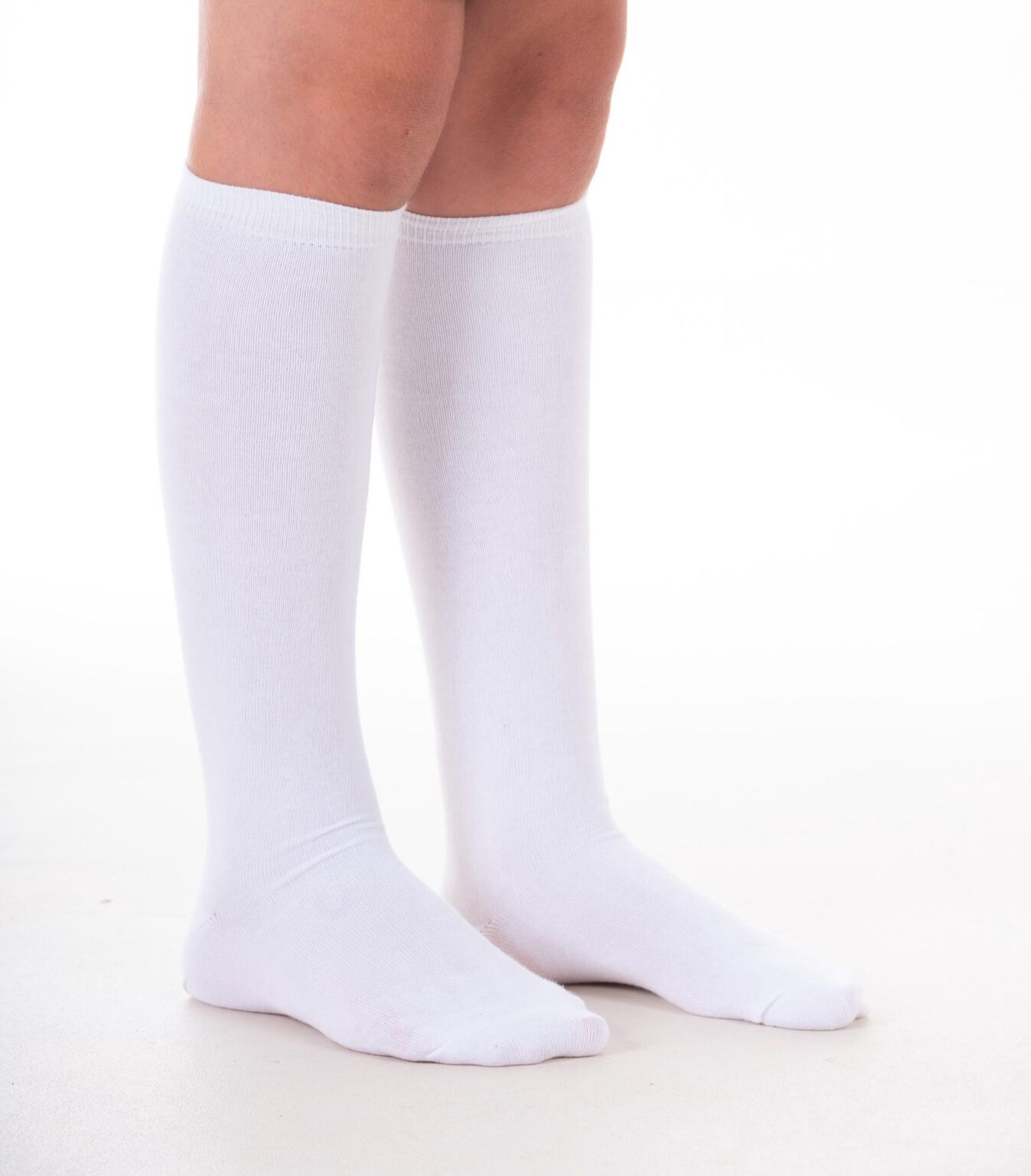 Graduate Senior 2 Pack Knee High Socks - White