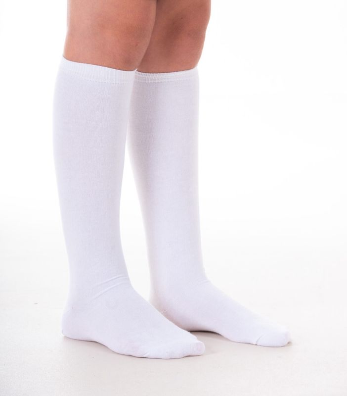 Graduate Senior 2 Pack Knee High Socks - White