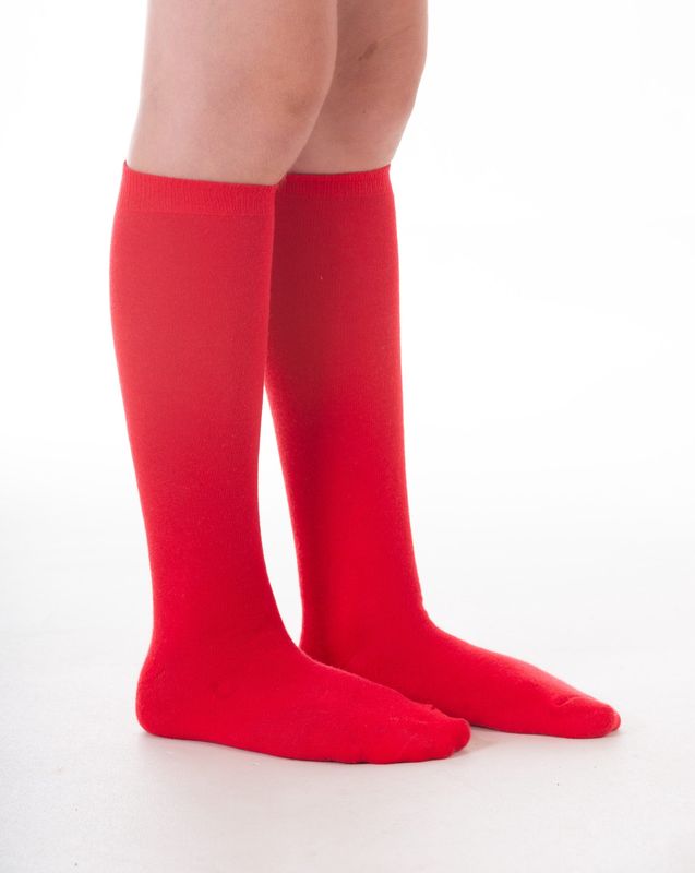 Graduate Junior 2 Pack Knee High Socks - Red