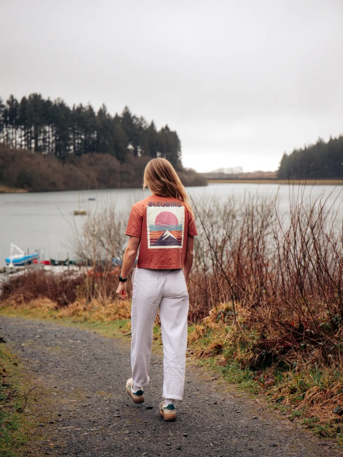 Everline Cropped Tee - Clay