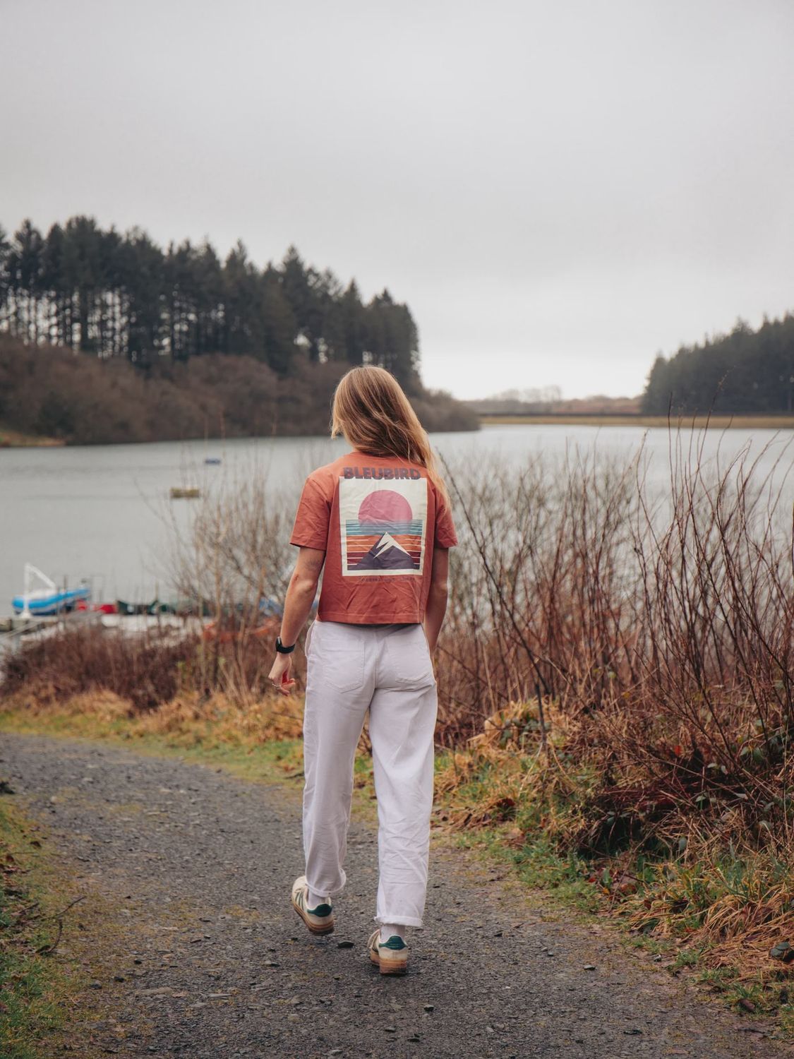 Everline Cropped Tee - Clay