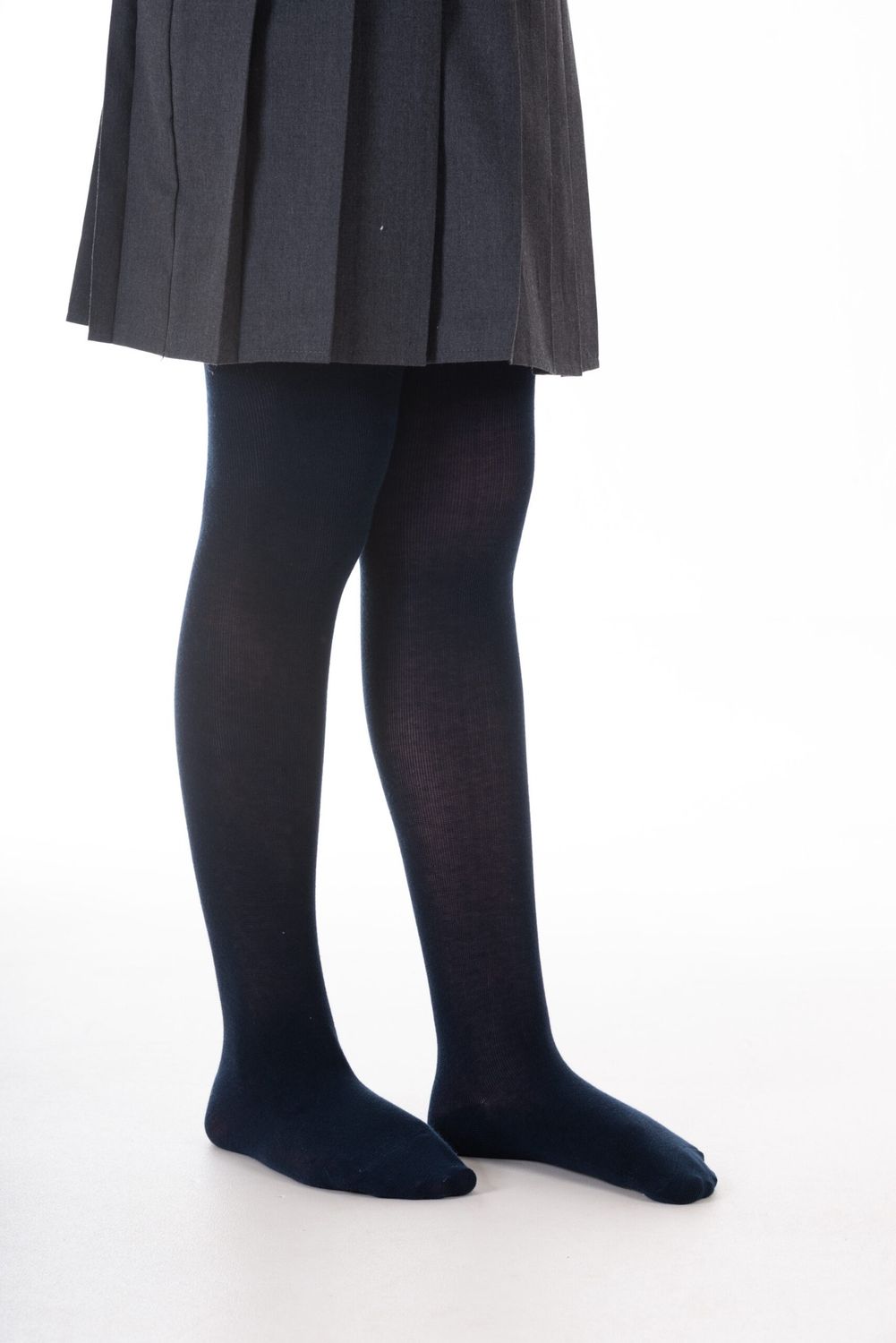Senior Sunset 2 Pack Cotton Soft Tights | Navy