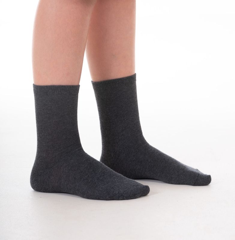 Award Junior 5 Pack Short Socks | Charcoal