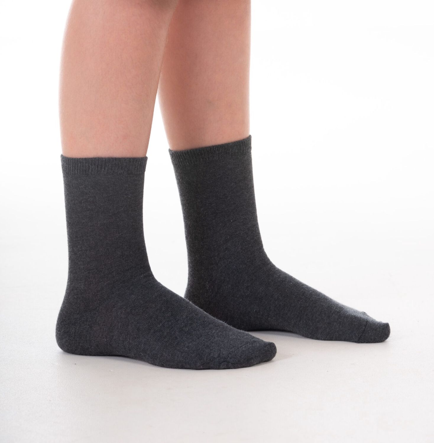 Award Senior 5 Pack Short Socks | Charcoal, Size: 7-11